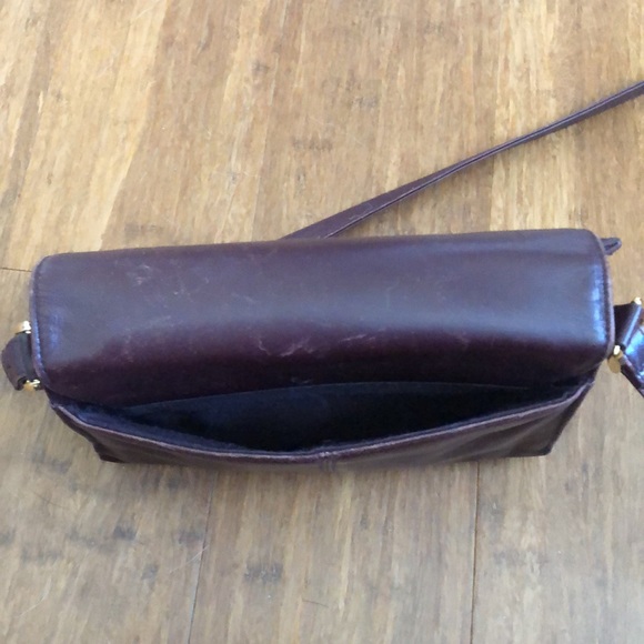 Etienne Aigner Burgundy Crossbody Purse - Picture 5 of 5